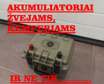 Batteries for fishing and not only