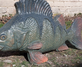 Bass sculpture